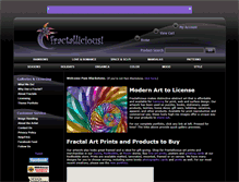 Tablet Screenshot of fractallicious.com